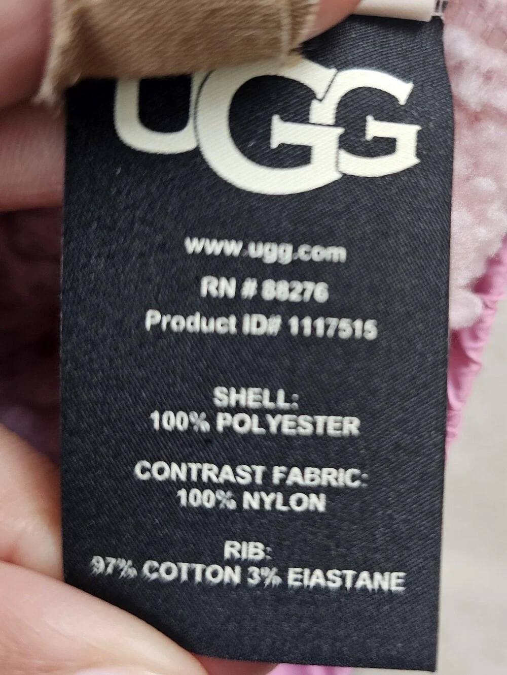 UGG Pink Sherpa Pullover Sweater Womens Extra Small Pink with Pocket